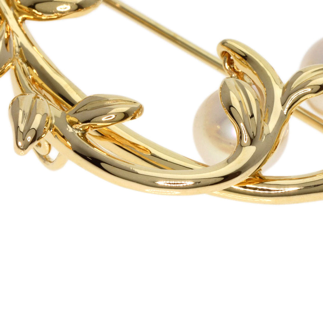 TASAKI Brooch 18K Yellow Gold gold Akoya pearl Pearl Women Used Authentic