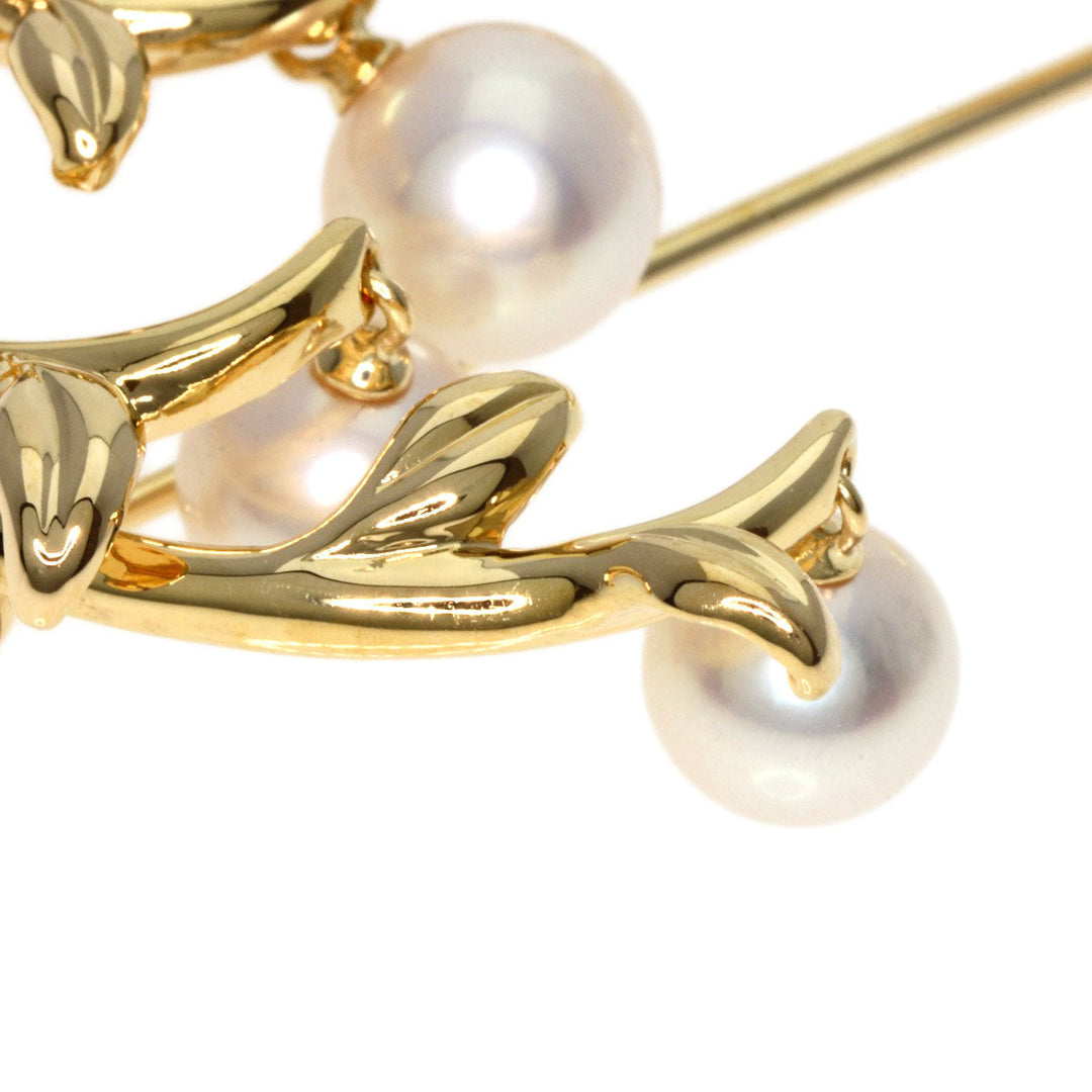 TASAKI Brooch 18K Yellow Gold gold Akoya pearl Pearl Women Used Authentic