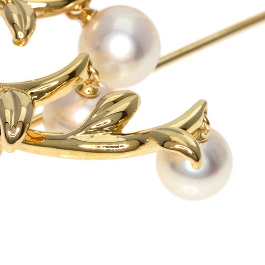 TASAKI Brooch 18K Yellow Gold gold Akoya pearl Pearl Women Used Authentic