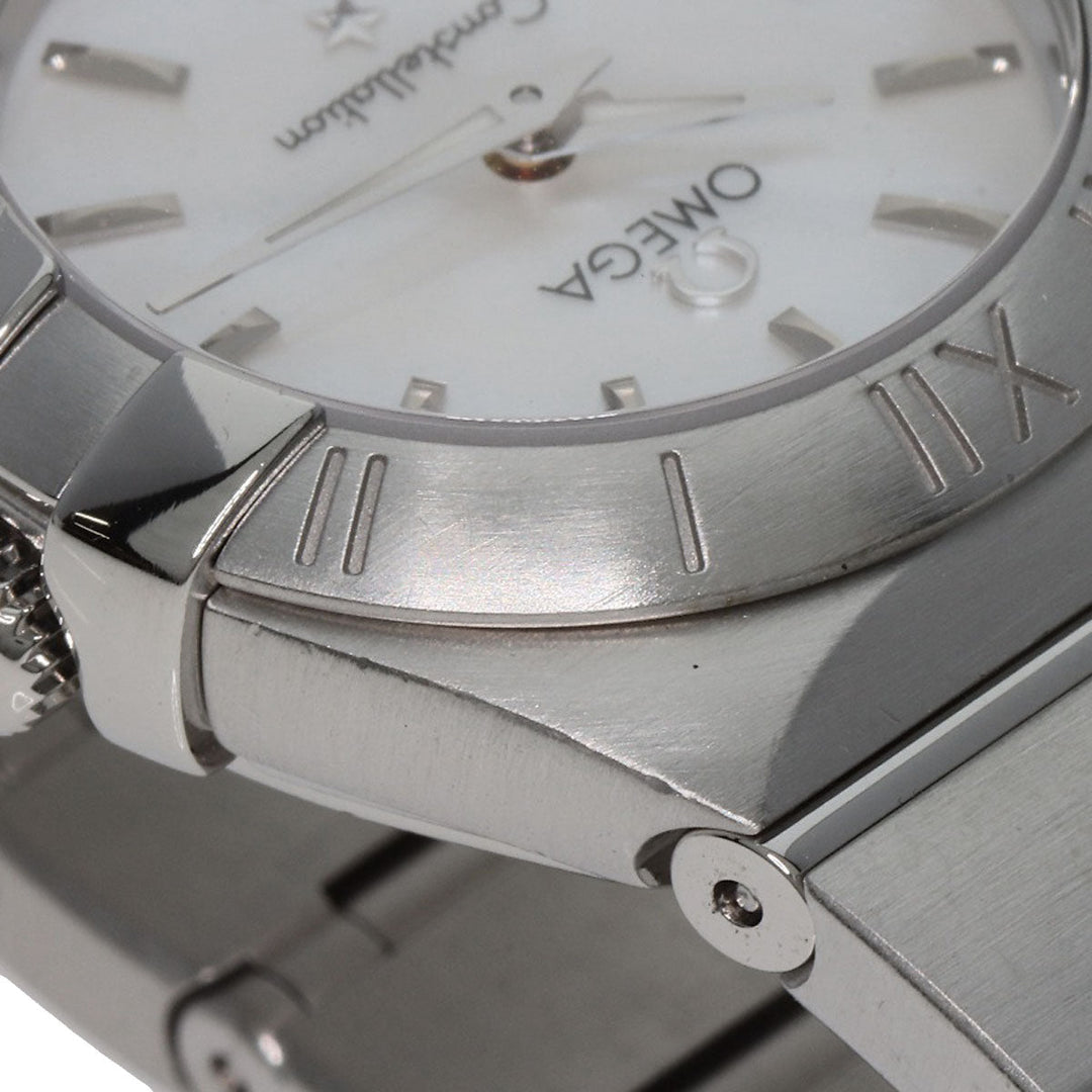 OMEGA Watches Quartz 123.10.24.60.05.001 Stainless Steel Silver Constellation Blush White shell dial