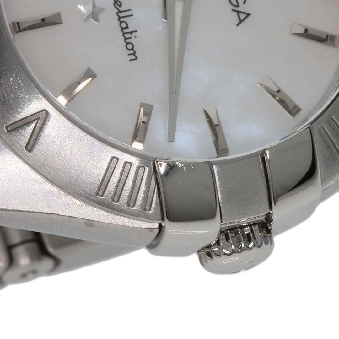 OMEGA Watches Quartz 123.10.24.60.05.001 Stainless Steel Silver Constellation Blush White shell dial