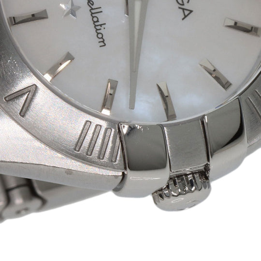 OMEGA Watches Quartz 123.10.24.60.05.001 Stainless Steel Silver Constellation Blush White shell dial