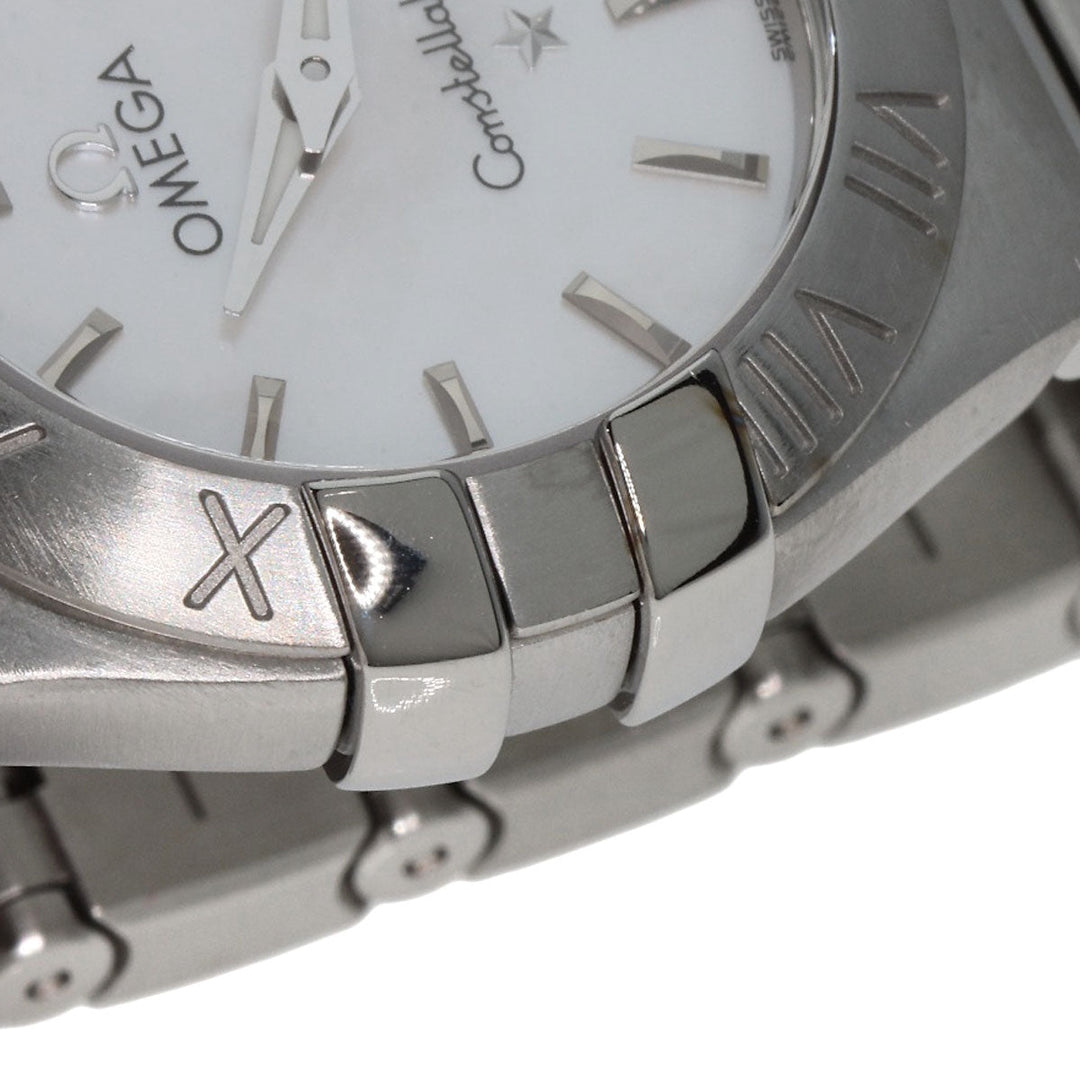 OMEGA Watches Quartz 123.10.24.60.05.001 Stainless Steel Silver Constellation Blush White shell dial