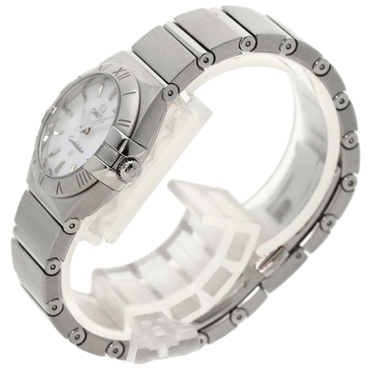 OMEGA Watches Quartz 123.10.24.60.05.001 Stainless Steel Silver Constellation Blush White shell dial