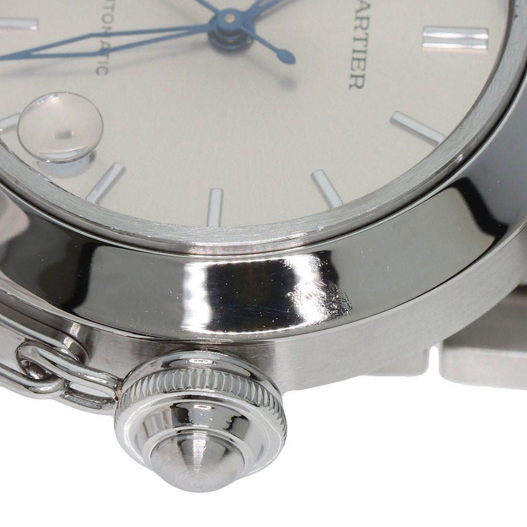 CARTIER Watches Mechanical Automatic W31010M7 Stainless Steel , Stainless Steel Silver Pasha C Date Silver dial Boys Used Authentic