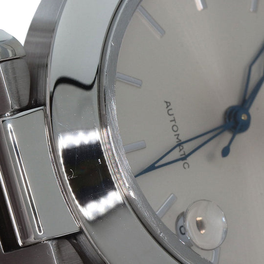 CARTIER Watches Mechanical Automatic W31010M7 Stainless Steel , Stainless Steel Silver Pasha C Date Silver dial Boys Used Authentic