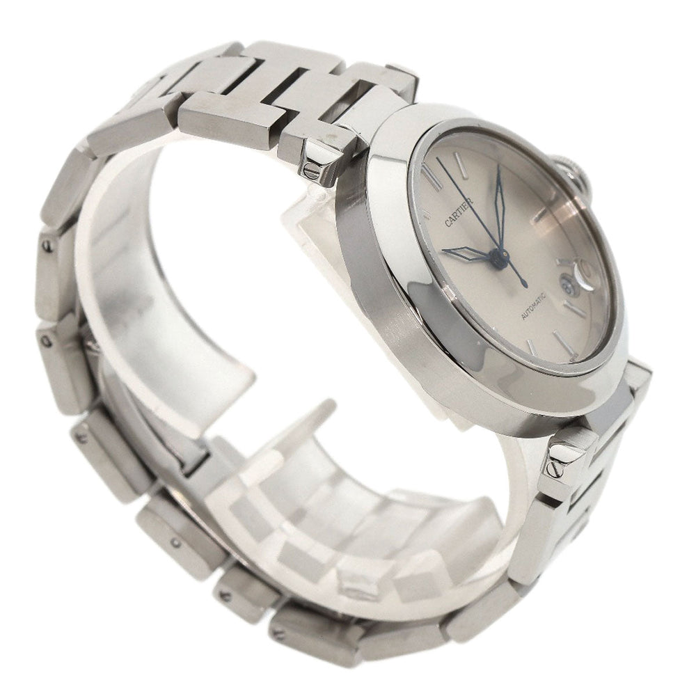 CARTIER Watches Mechanical Automatic W31010M7 Stainless Steel , Stainless Steel Silver Pasha C Date Silver dial Boys Used Authentic