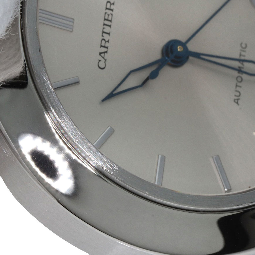 CARTIER Watches Mechanical Automatic W31010M7 Stainless Steel , Stainless Steel Silver Pasha C Date Silver dial Boys Used Authentic