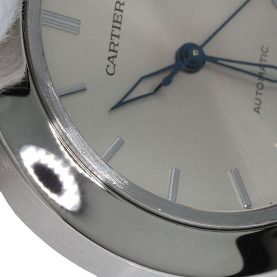 CARTIER Watches Mechanical Automatic W31010M7 Stainless Steel , Stainless Steel Silver Pasha C Date Silver dial Boys Used Authentic