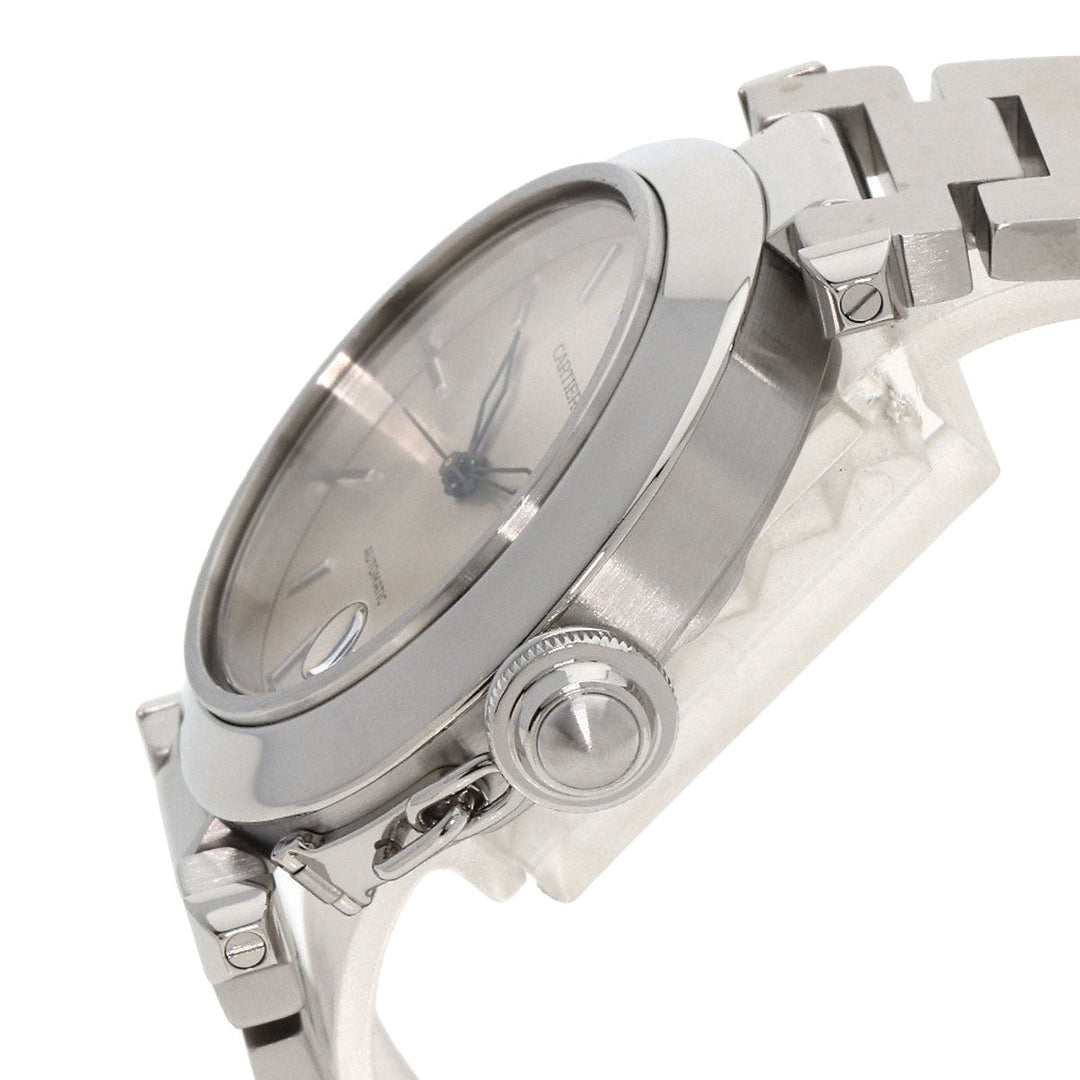 CARTIER Watches Mechanical Automatic W31010M7 Stainless Steel , Stainless Steel Silver Pasha C Date Silver dial Boys Used Authentic