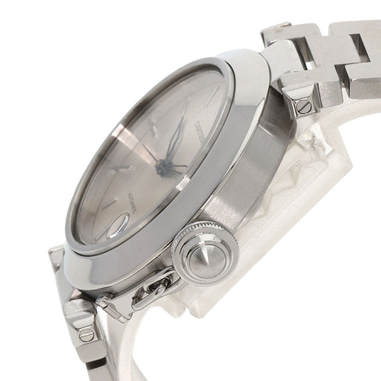 CARTIER Watches Mechanical Automatic W31010M7 Stainless Steel , Stainless Steel Silver Pasha C Date Silver dial Boys Used Authentic