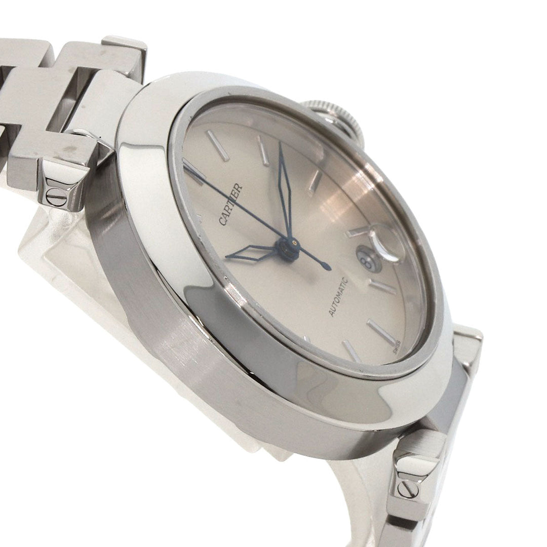CARTIER Watches Mechanical Automatic W31010M7 Stainless Steel , Stainless Steel Silver Pasha C Date Silver dial Boys Used Authentic