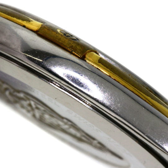 GUCCI Watches Quartz 9040M Stainless Steel , SSxGP gold Round face Ivory dial mens Used Authentic
