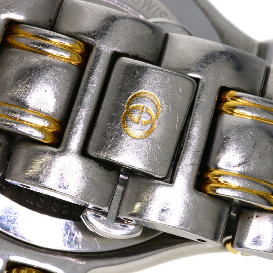 GUCCI Watches Quartz 9040M Stainless Steel , SSxGP gold Round face Ivory dial mens Used Authentic