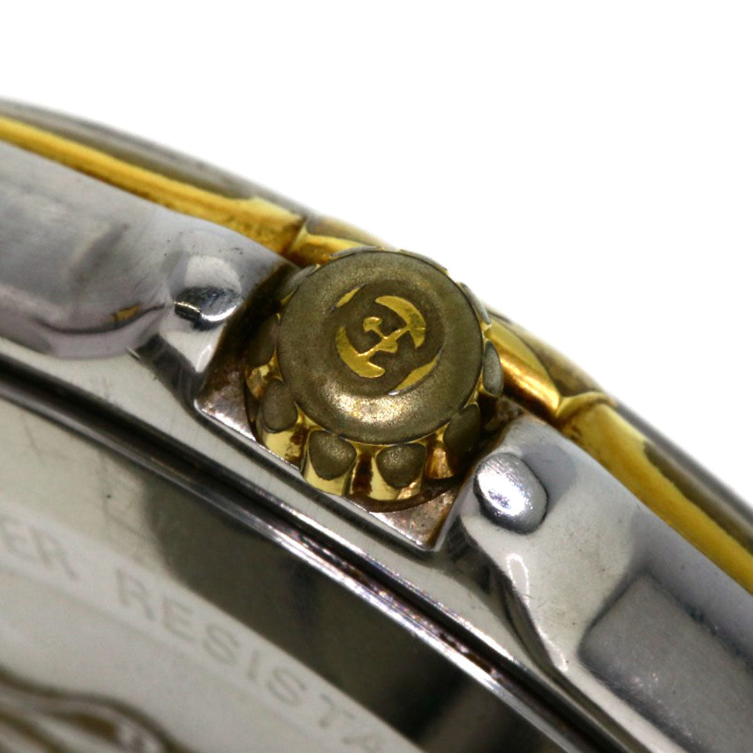 GUCCI Watches Quartz 9040M Stainless Steel , SSxGP gold Round face Ivory dial mens Used Authentic