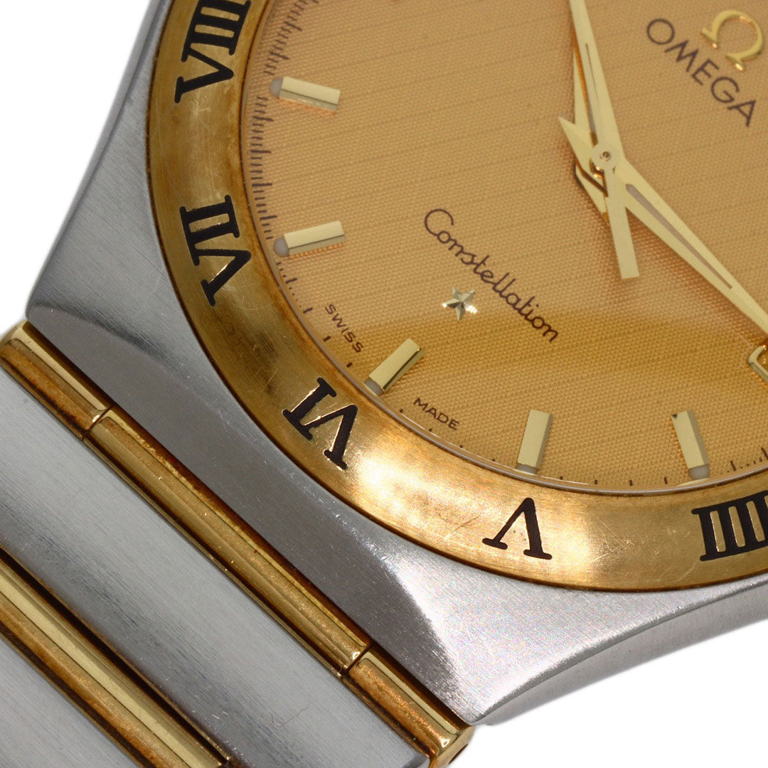 OMEGA Watches Quartz 1212.10 Stainless Steel , SSxK18YG gold Constellation gold dial mens Used Authentic