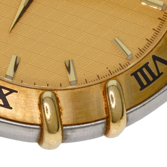OMEGA Watches Quartz 1212.10 Stainless Steel , SSxK18YG gold Constellation gold dial mens Used Authentic