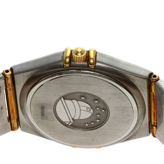 OMEGA Watches Quartz 1212.10 Stainless Steel , SSxK18YG gold Constellation gold dial mens Used Authentic