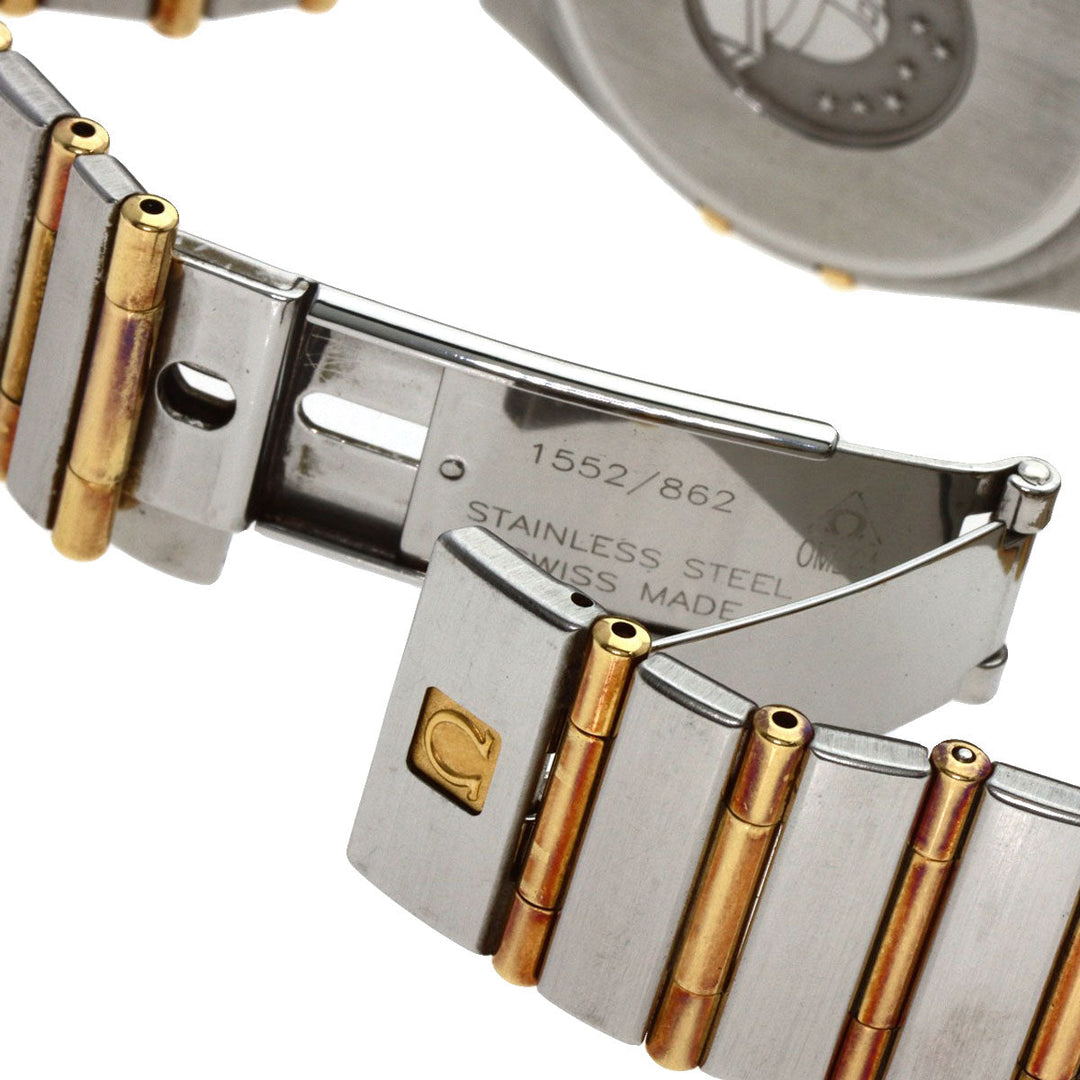 OMEGA Watches Quartz 1212.10 Stainless Steel , SSxK18YG gold Constellation gold dial mens Used Authentic