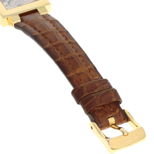 Chaumet Watches Quartz K18YG, leather gold Still de Chaumet Ivory dial Women Used Authentic