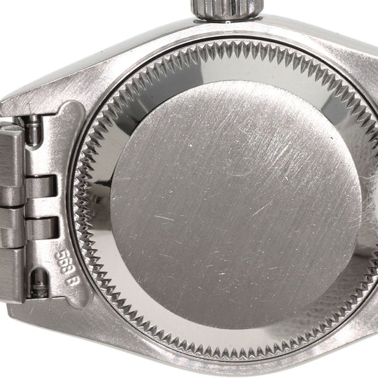 ROLEX Watches Mechanical Automatic 79174G Stainless Steel , Stainless Steel , K18WG Silver Datejust 10P Diamond Blue gradation dial Women Used Authentic