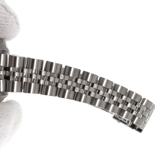 ROLEX Watches Mechanical Automatic 79174G Stainless Steel , Stainless Steel , K18WG Silver Datejust 10P Diamond Blue gradation dial Women Used Authentic