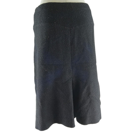 CHANEL skirt P18107V10311 Wool, Nylon gray Flare Women 38 Used Authentic