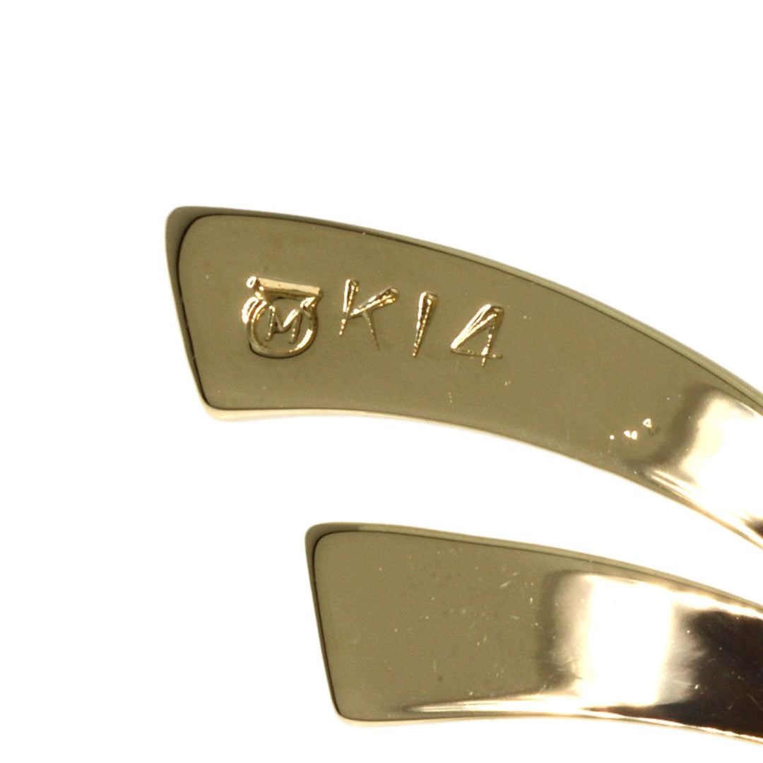 MIKIMOTO Brooch K14YG gold Pearl Women Used Authentic