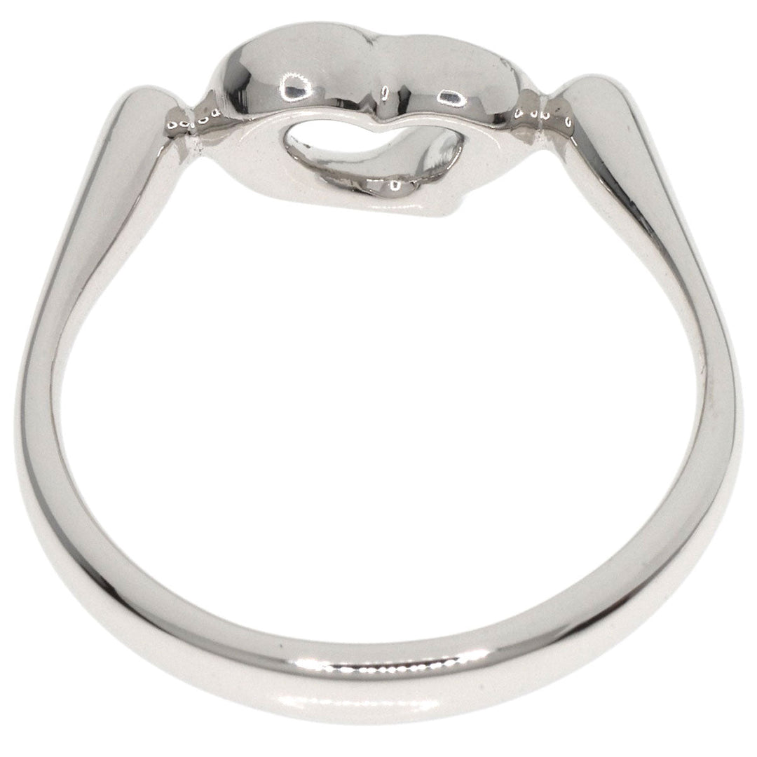 TIFFANY&Co. Ring PT950 Silver Open heart diamond
