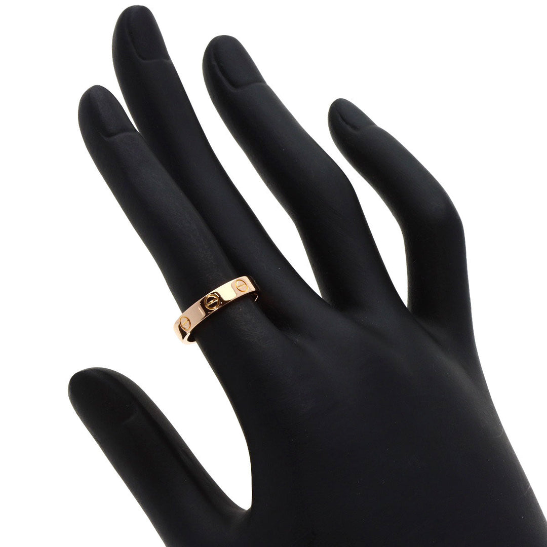 CARTIER Ring 18K Pink Gold gold Mini love ring #49