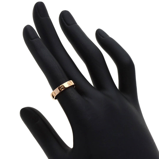 CARTIER Ring 18K Pink Gold gold Mini love ring #49