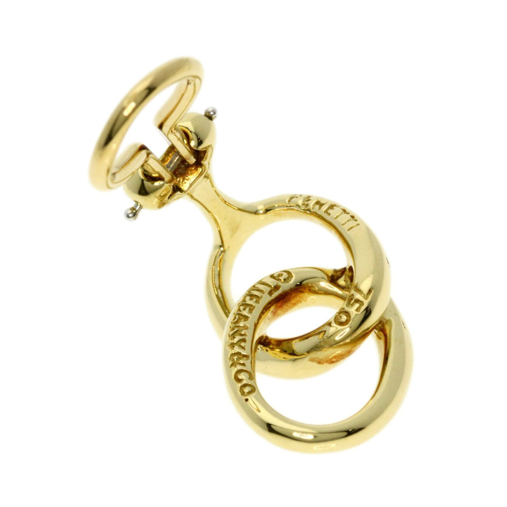 TIFFANY&Co. Earring 18K Yellow Gold gold Double loop, one side only Women Used Authentic