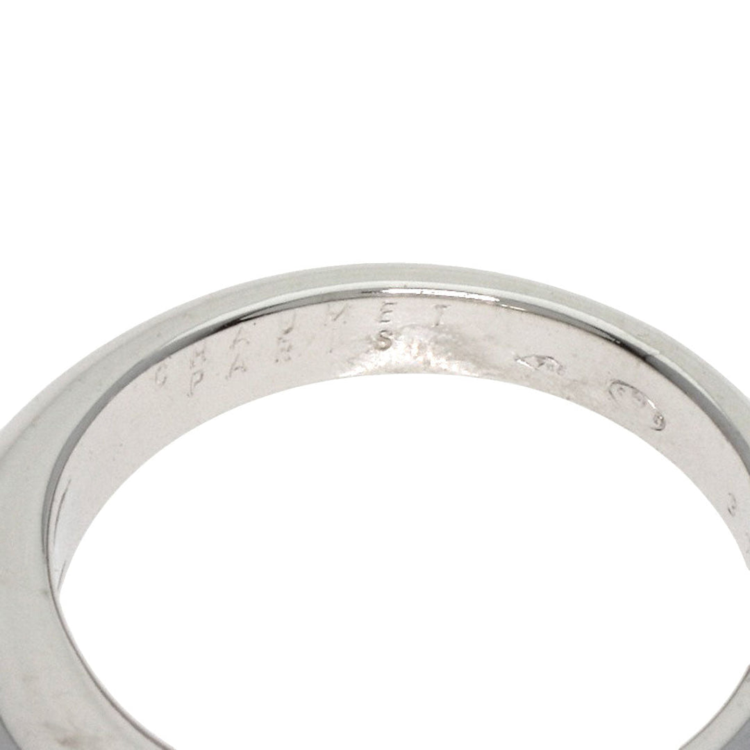 Chaumet Ring K18WG Silver Varg Peridot Women Used Authentic