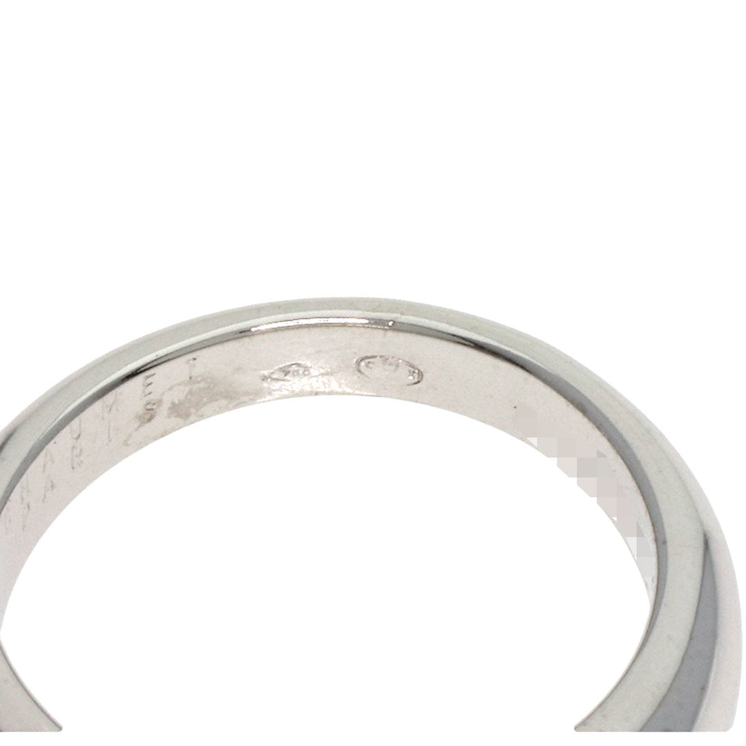 Chaumet Ring K18WG Silver Varg Peridot Women Used Authentic