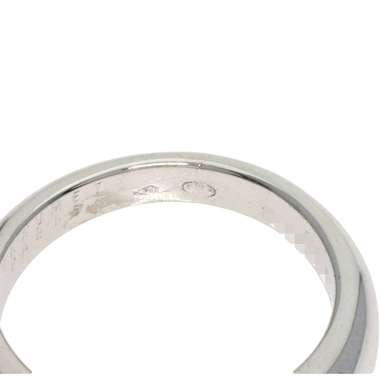 Chaumet Ring K18WG Silver Varg Peridot Women Used Authentic