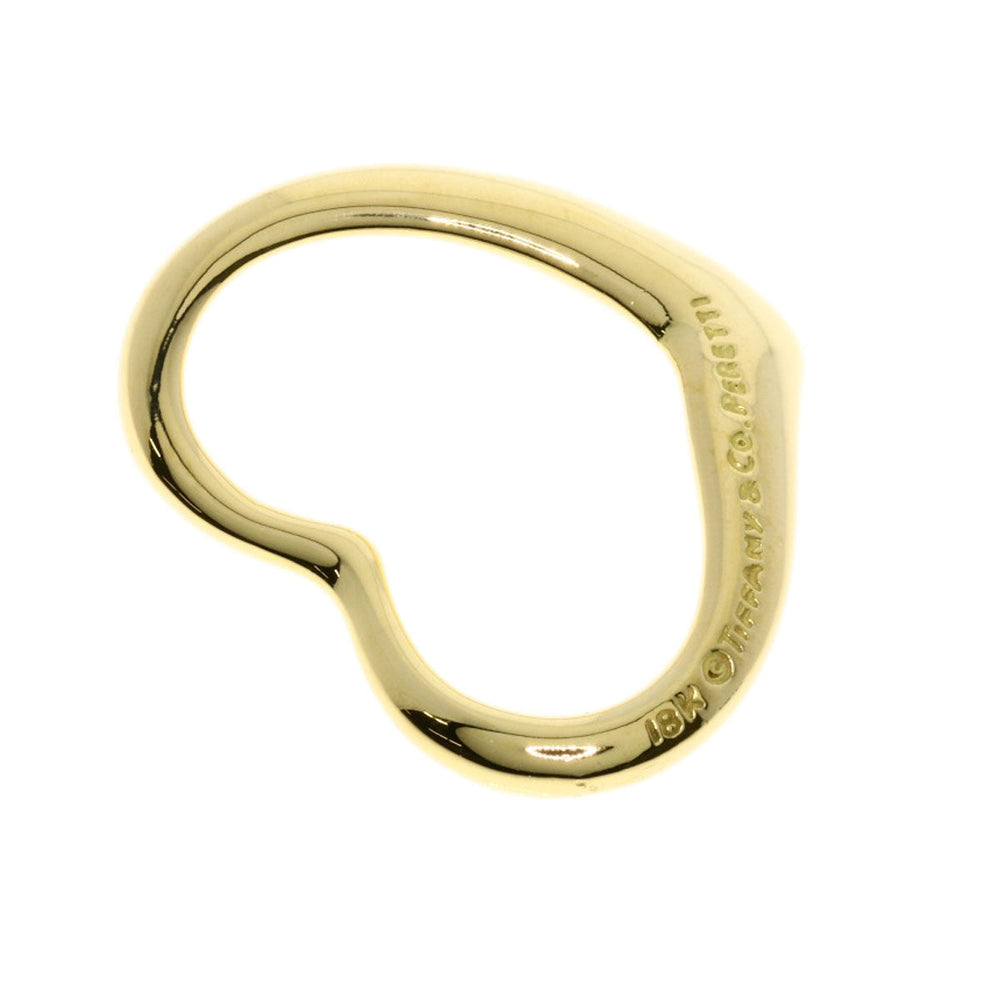 TIFFANY&Co. Pendant top 18K Yellow Gold gold Open heart Women Used Authentic