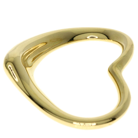 TIFFANY&Co. Pendant top 18K Yellow Gold gold Open heart Women Used Authentic