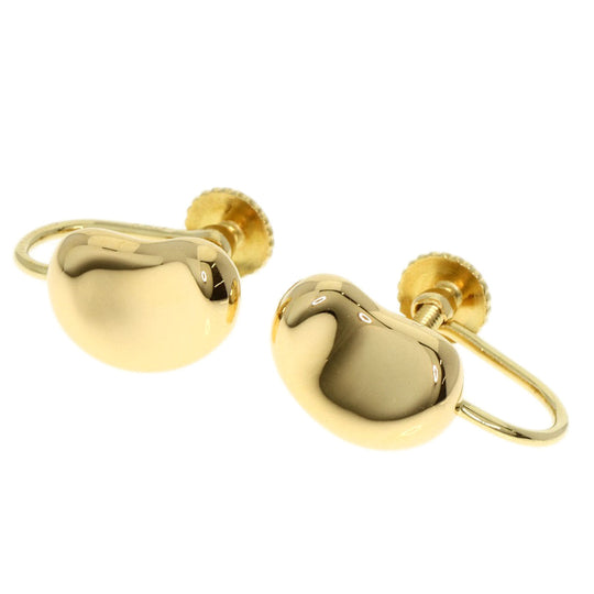 TIFFANY&Co. Earring 18K Yellow Gold gold Bean Women Used Authentic