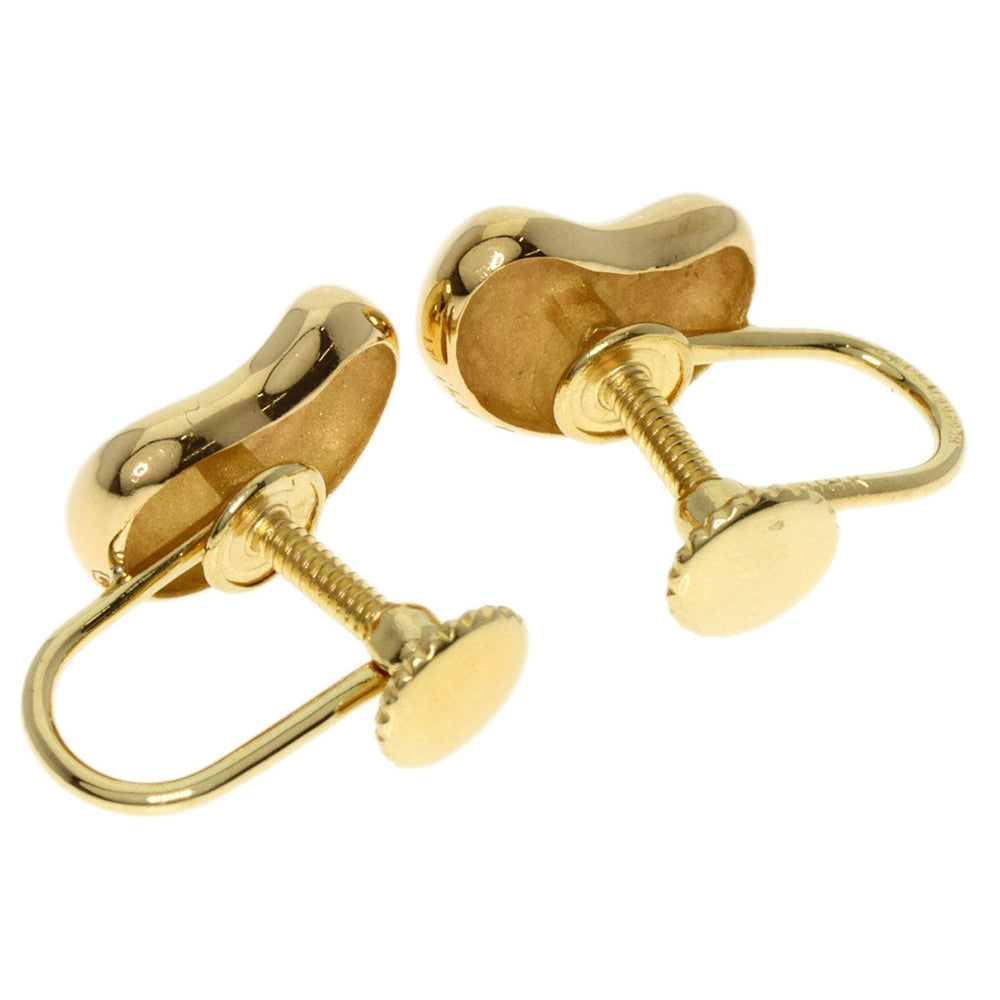 TIFFANY&Co. Earring 18K Yellow Gold gold Bean Women Used Authentic