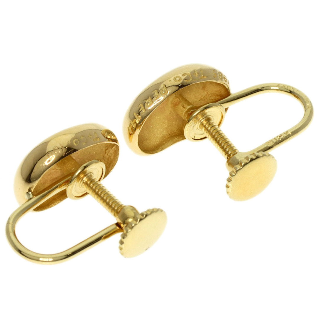 TIFFANY&Co. Earring 18K Yellow Gold gold Bean Women Used Authentic