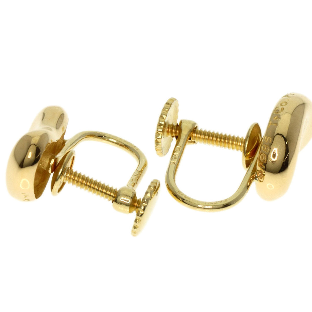 TIFFANY&Co. Earring 18K Yellow Gold gold Bean Women Used Authentic