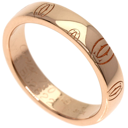 CARTIER Ring 18K Pink Gold gold Happy birthday # 49 Women Used Authentic