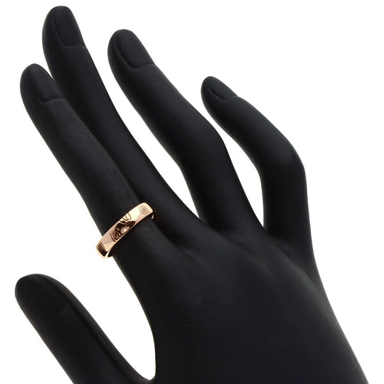 CARTIER Ring 18K Pink Gold gold Happy birthday # 49 Women Used Authentic