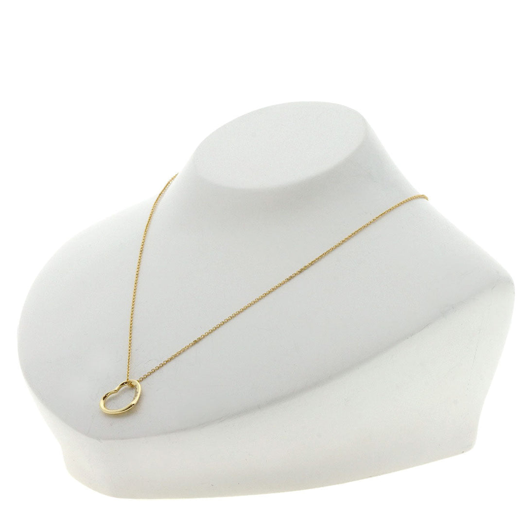 TIFFANY&Co. Necklace 18K Yellow Gold gold Open heart diamond