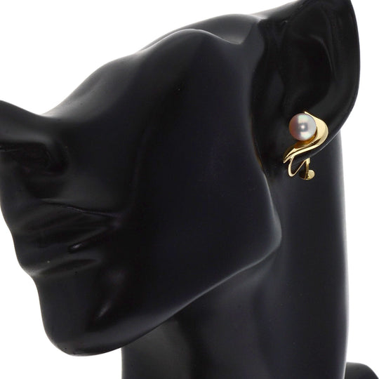 MIKIMOTO Earring 18K Yellow Gold gold Pearl