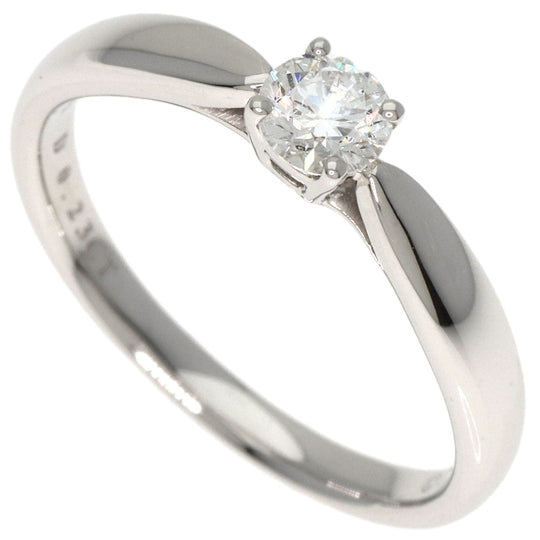 TIFFANY&Co. Ring PT950 Silver harmony solitaire diamond Women Used Authentic
