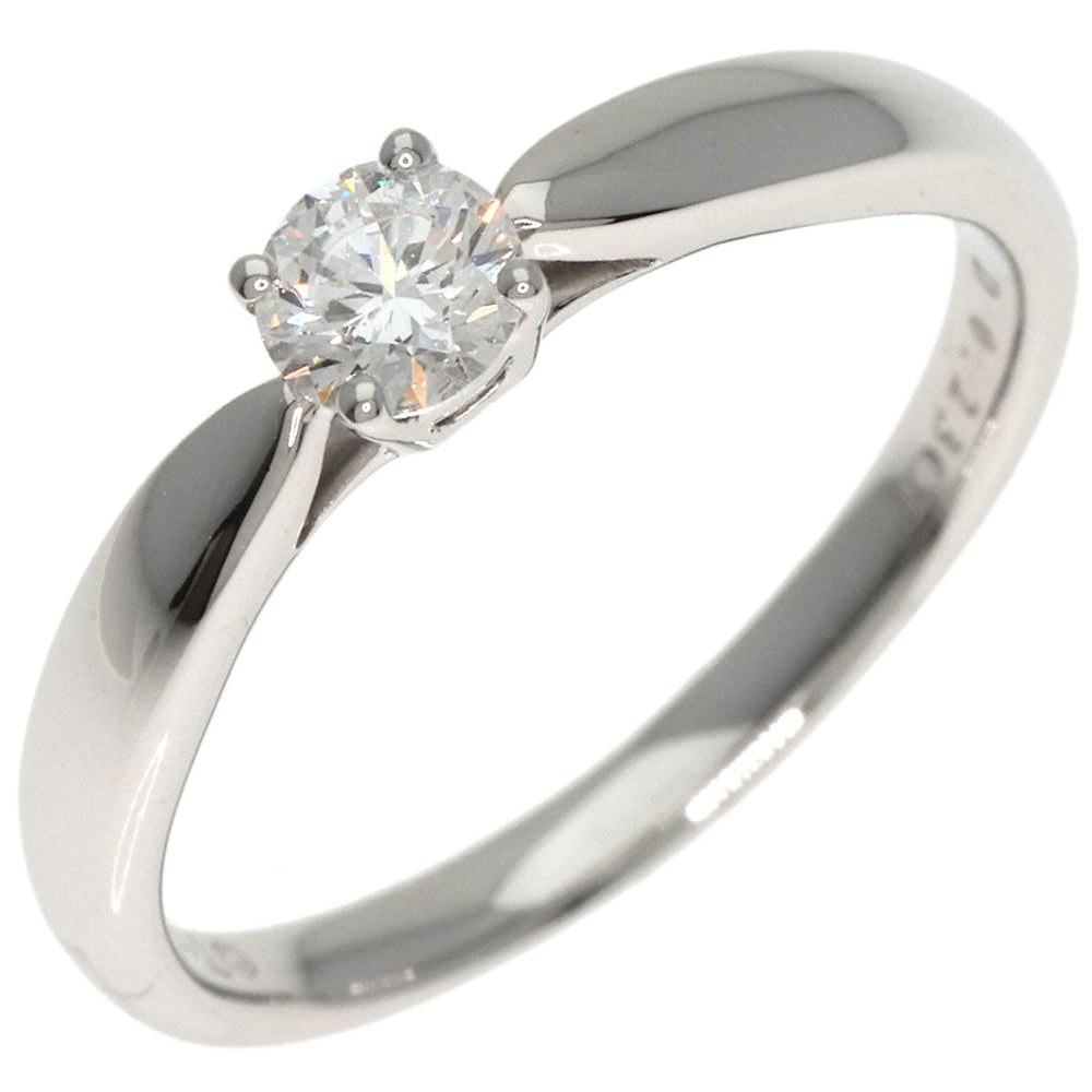 TIFFANY&Co. Ring PT950 Silver harmony solitaire diamond Women Used Authentic