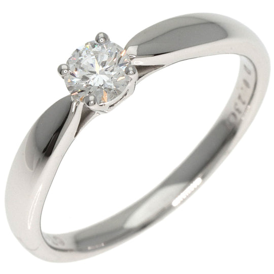 TIFFANY&Co. Ring PT950 Silver harmony solitaire diamond Women Used Authentic