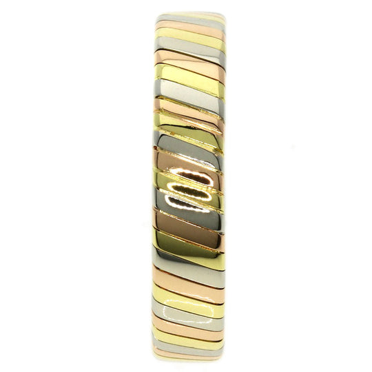 BVLGARI Ring K18YG , K18PG , K18WG gold Tubogas Women Used Authentic