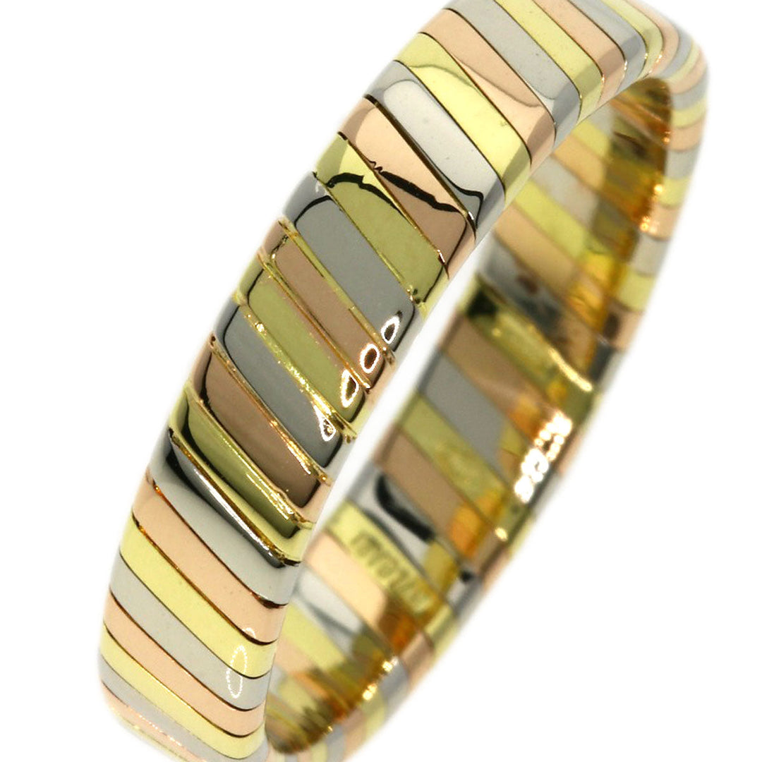 BVLGARI Ring K18YG , K18PG , K18WG gold Tubogas Women Used Authentic